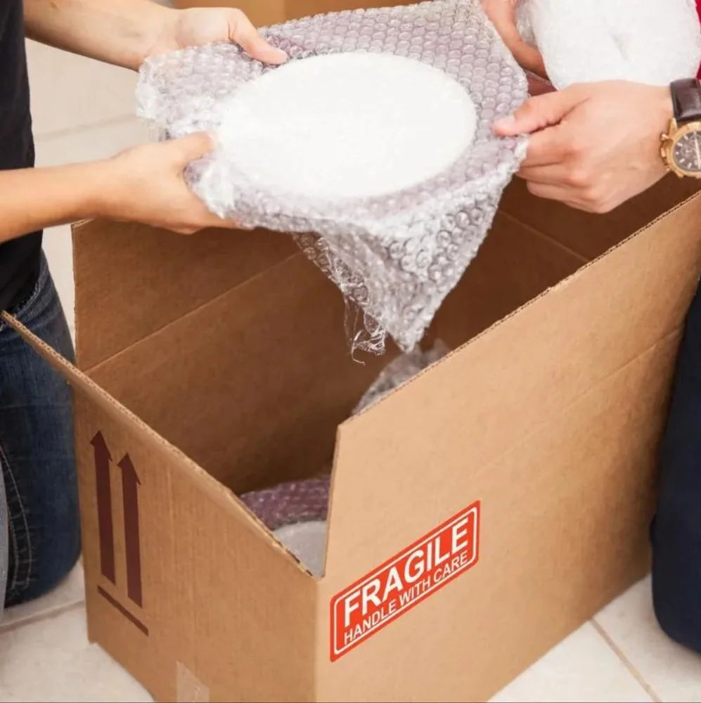 FRAGILE Handle w/Care 100 Count Mailing Shipping Moving Stickers NWT